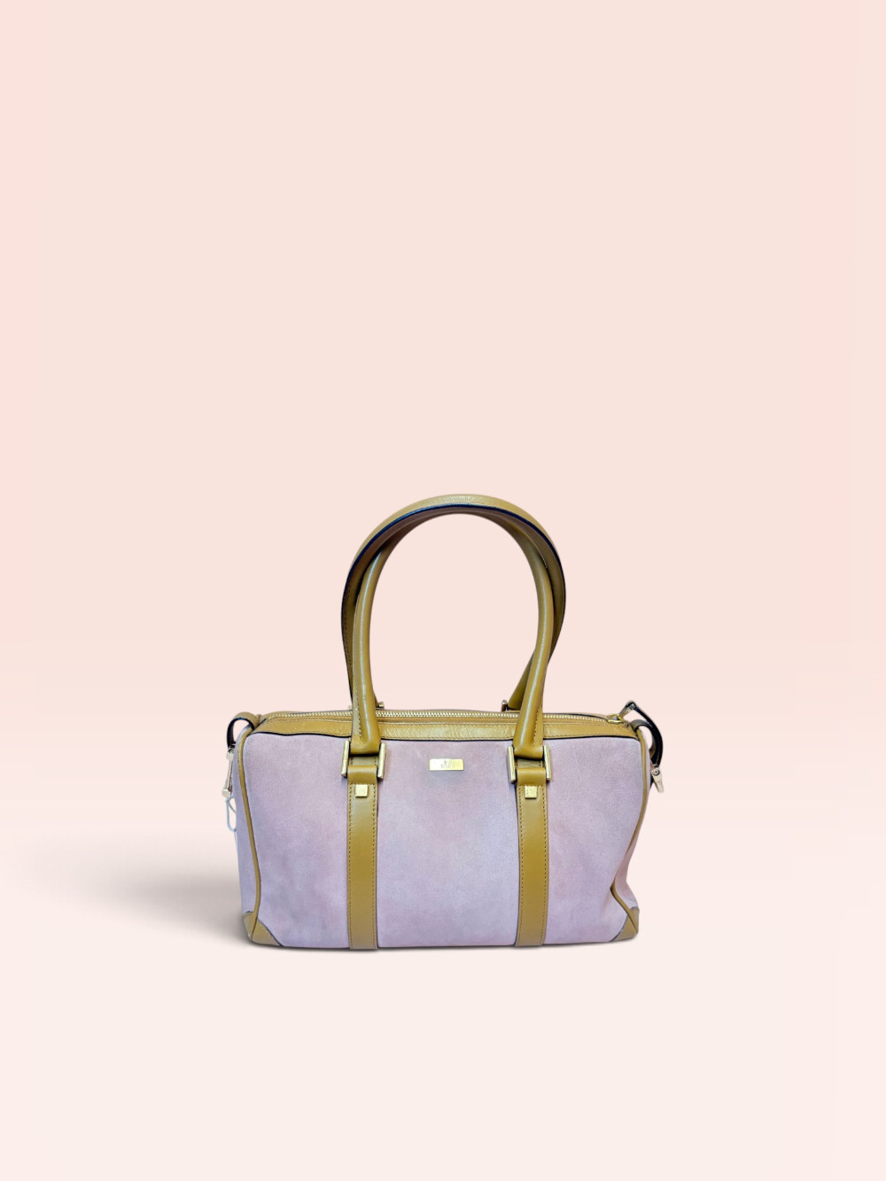 SUEDE BOSTON BAG