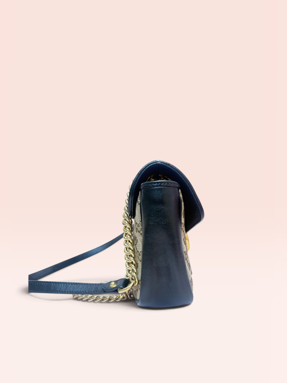 MATLESS GG MONO BLACK LEATHER