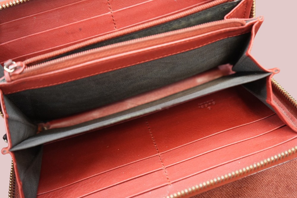 Microguccissima Zip Around Wallet