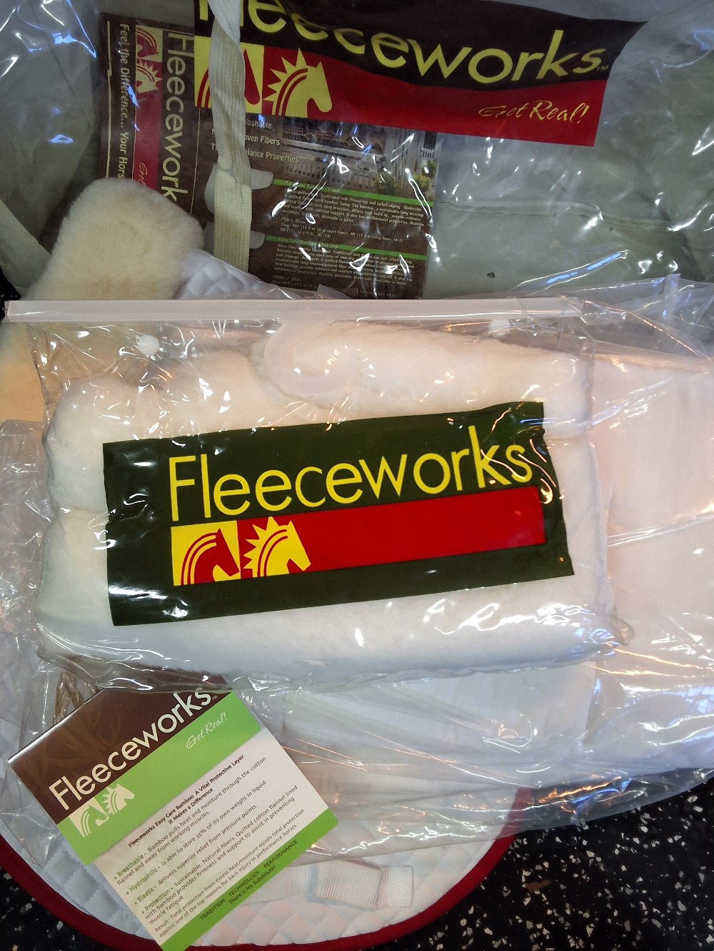 Fleeceworks Dressage Pad w/shims