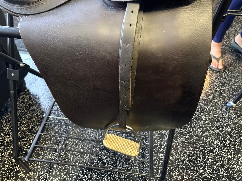 Children's saddle seat w/ stirrups