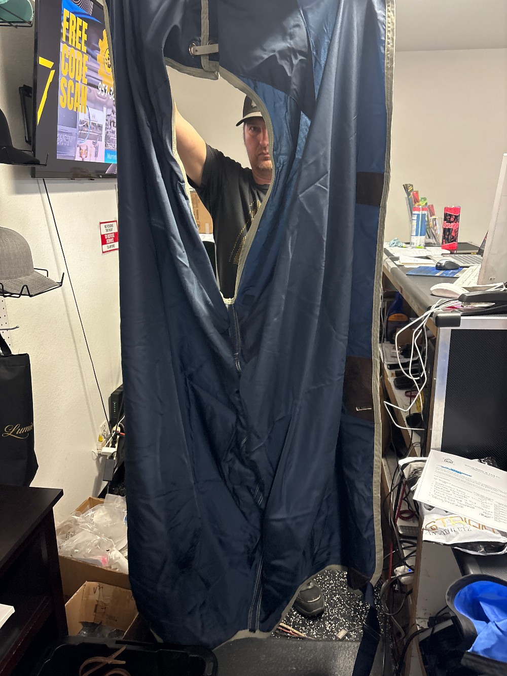 Big d sheet dark blue 78