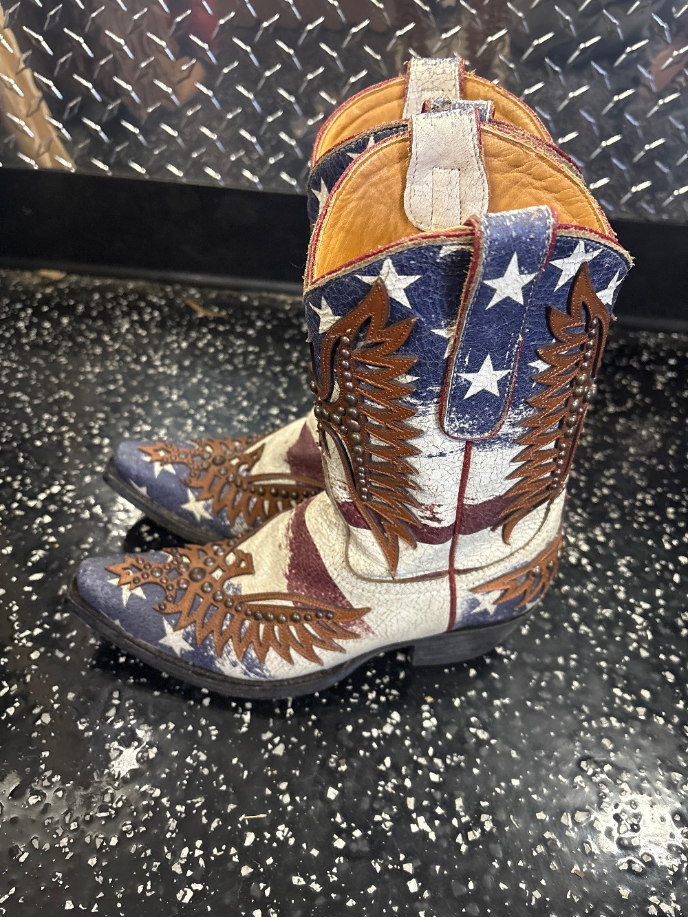 Old Gringo Boots Red White Blue 6 1/2