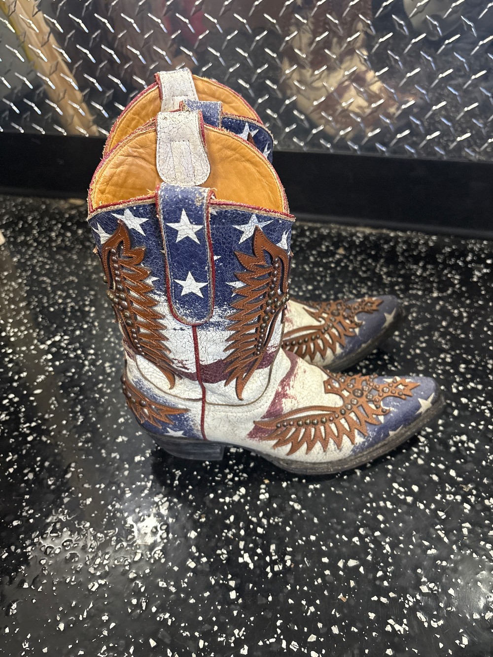 Old Gringo Boots Red White Blue 6 1/2