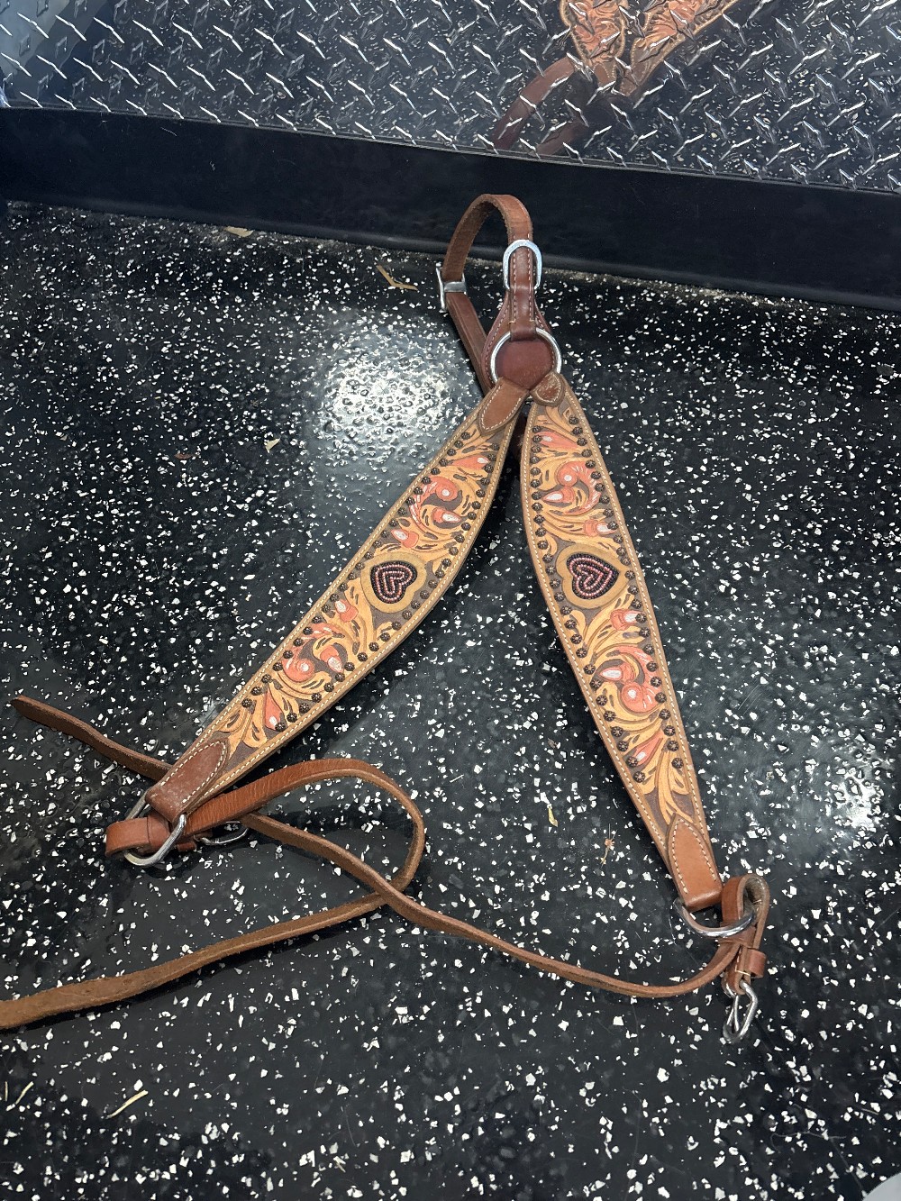Breast Plate Leather Tooling