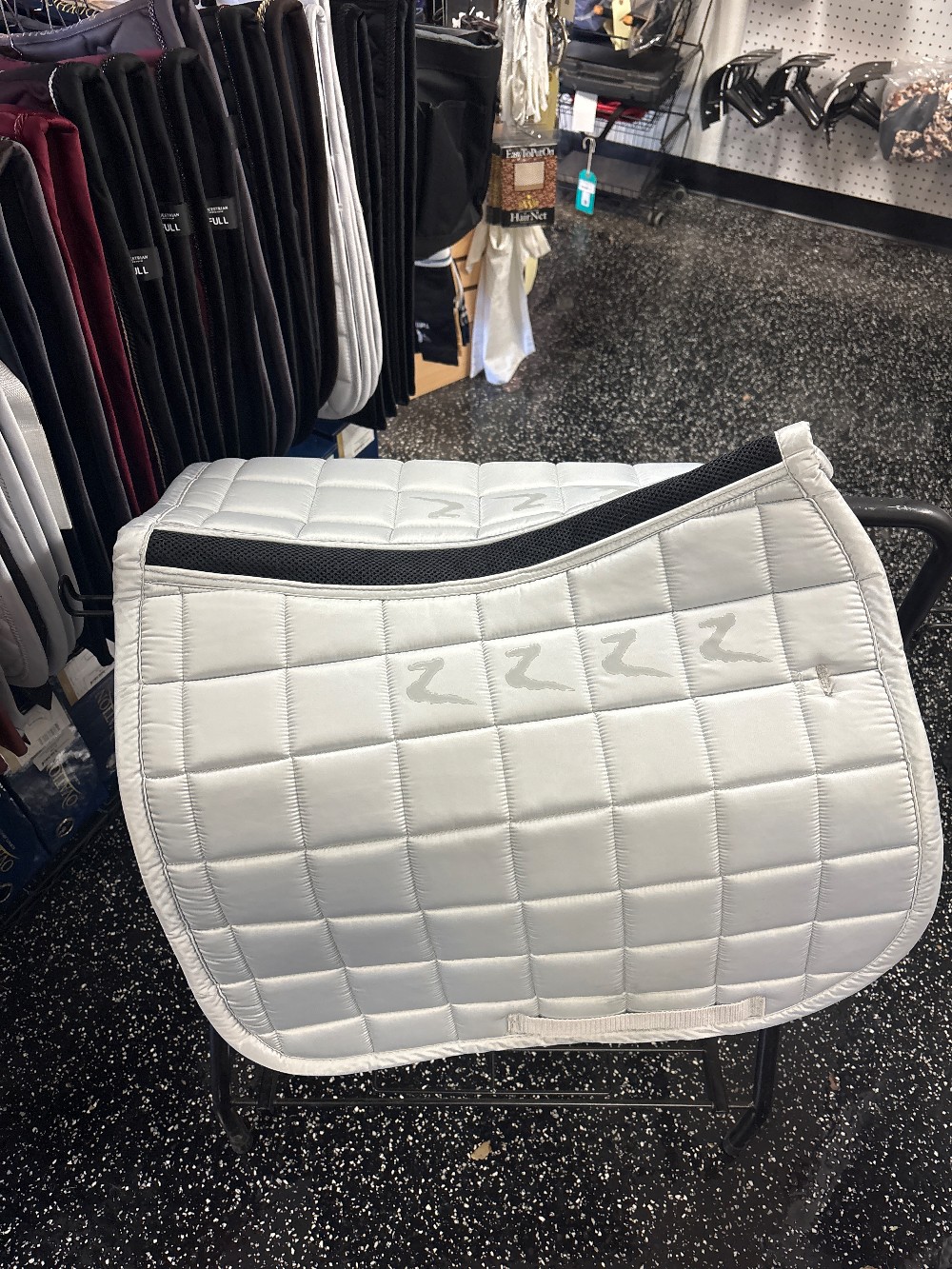 Dressage Pad Horze/Full Silv/Grey