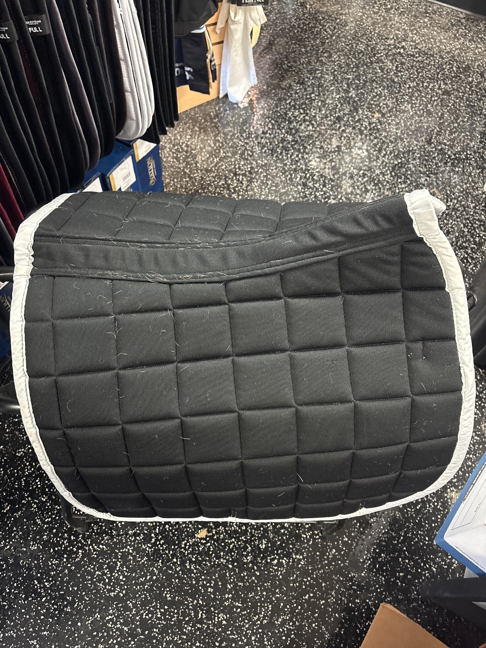 Dressage Pad Horze/Full Silv/Grey