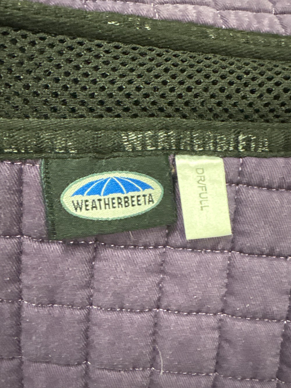 Dressage Pad Weatherbeeta/purple