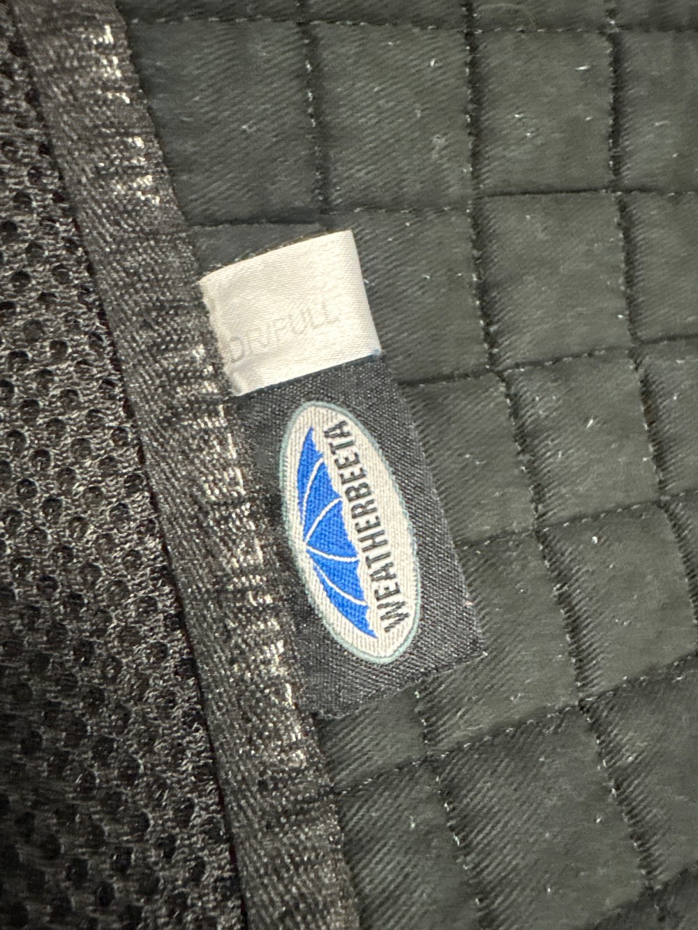 Dressage Pad Weatherbeeta/blk