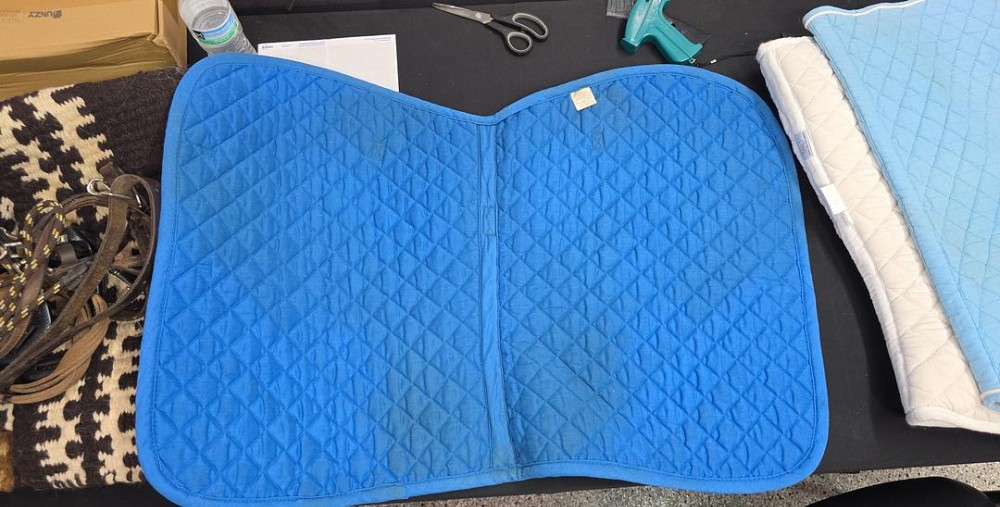 Blue dover pad jumper