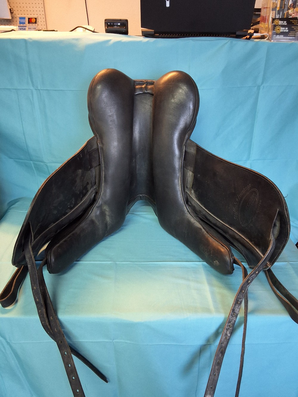 17 inch  Custom Saddlery Steffen Peters Dressage Saddle - 2012 Model
