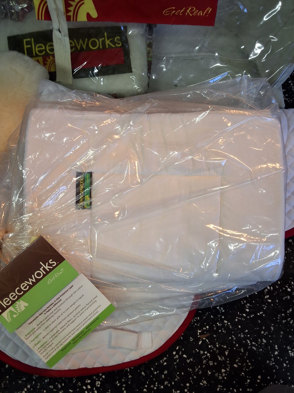 Fleeceworks Dressage Pad w/shims