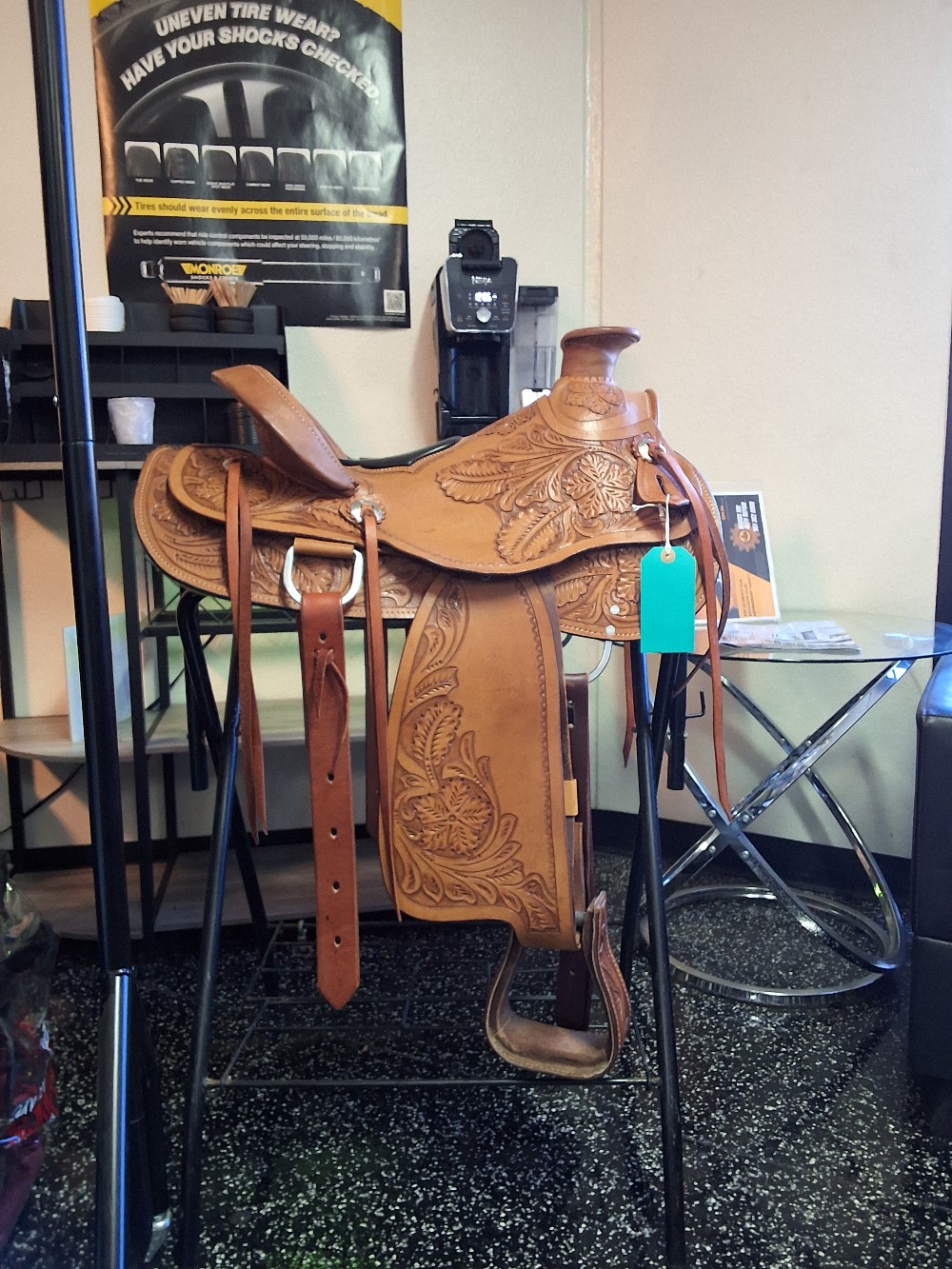 PBS western saddle 15in