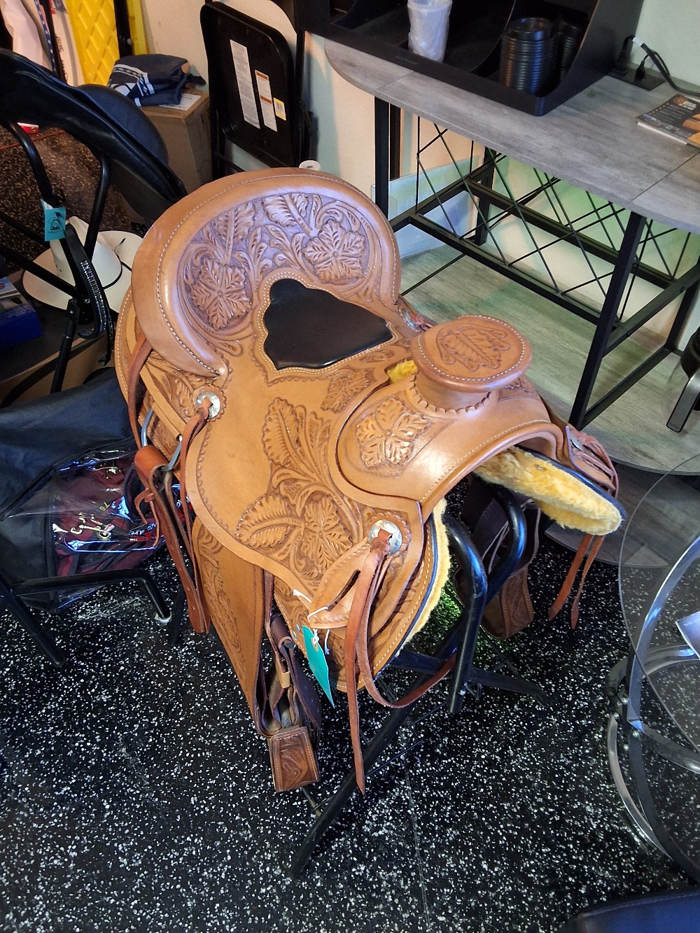 PBS western saddle 15in