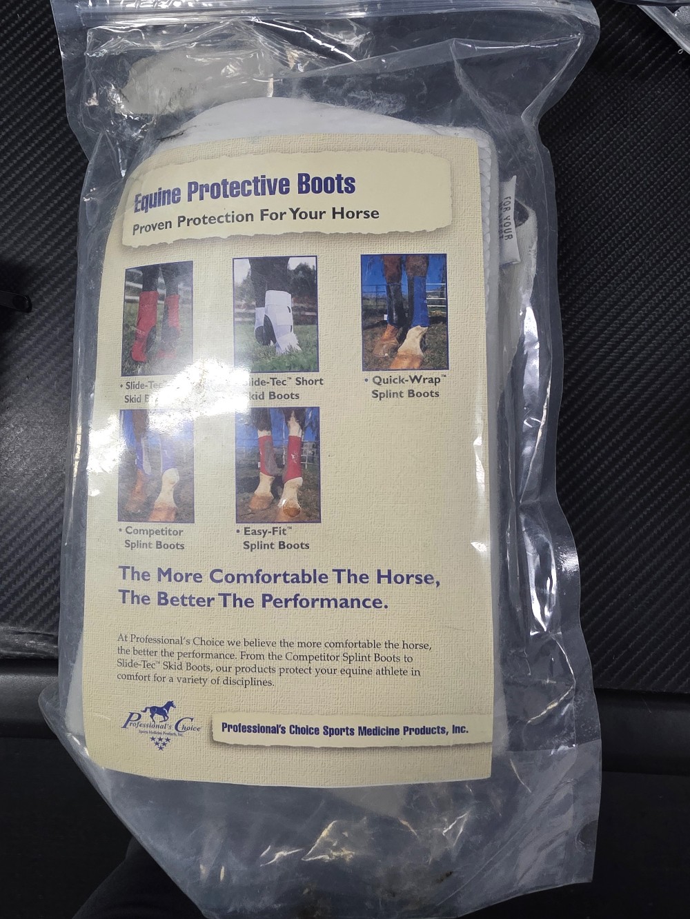 Professional choice quick wrap splint boots