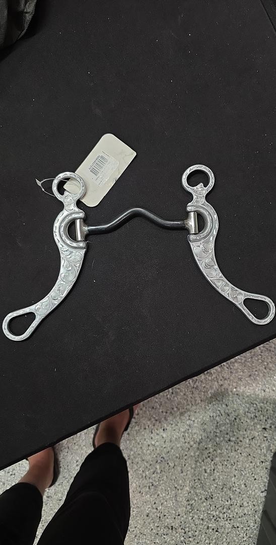 Curb bit med port 5 1/8th