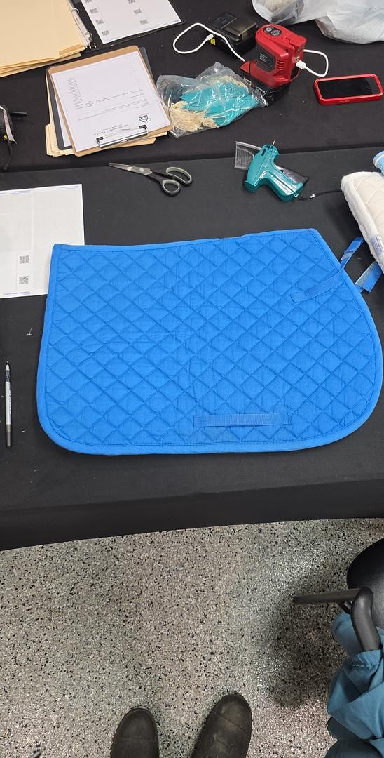 Blue dover pad jumper