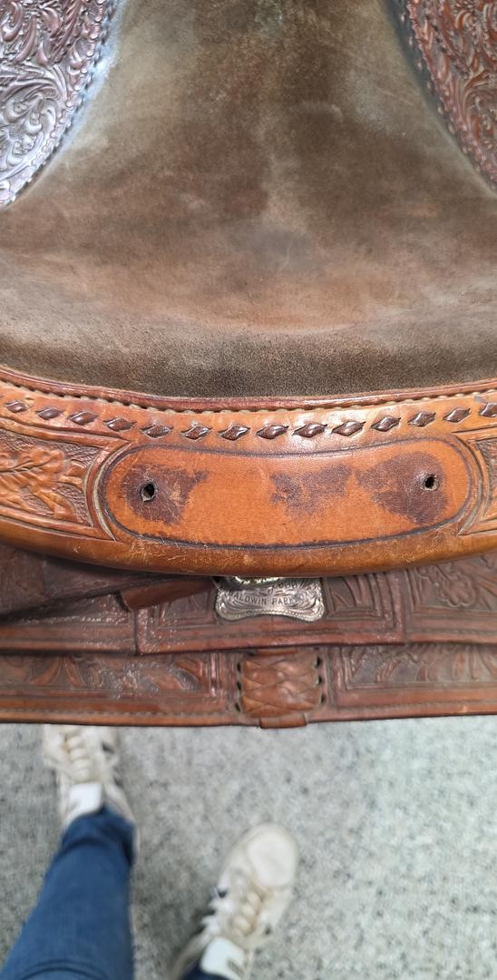 16in Trophy show Saddle BrokenHorn