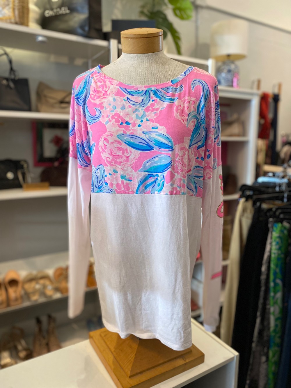 Lilly Pulitzer Finn long sleeve top size L
