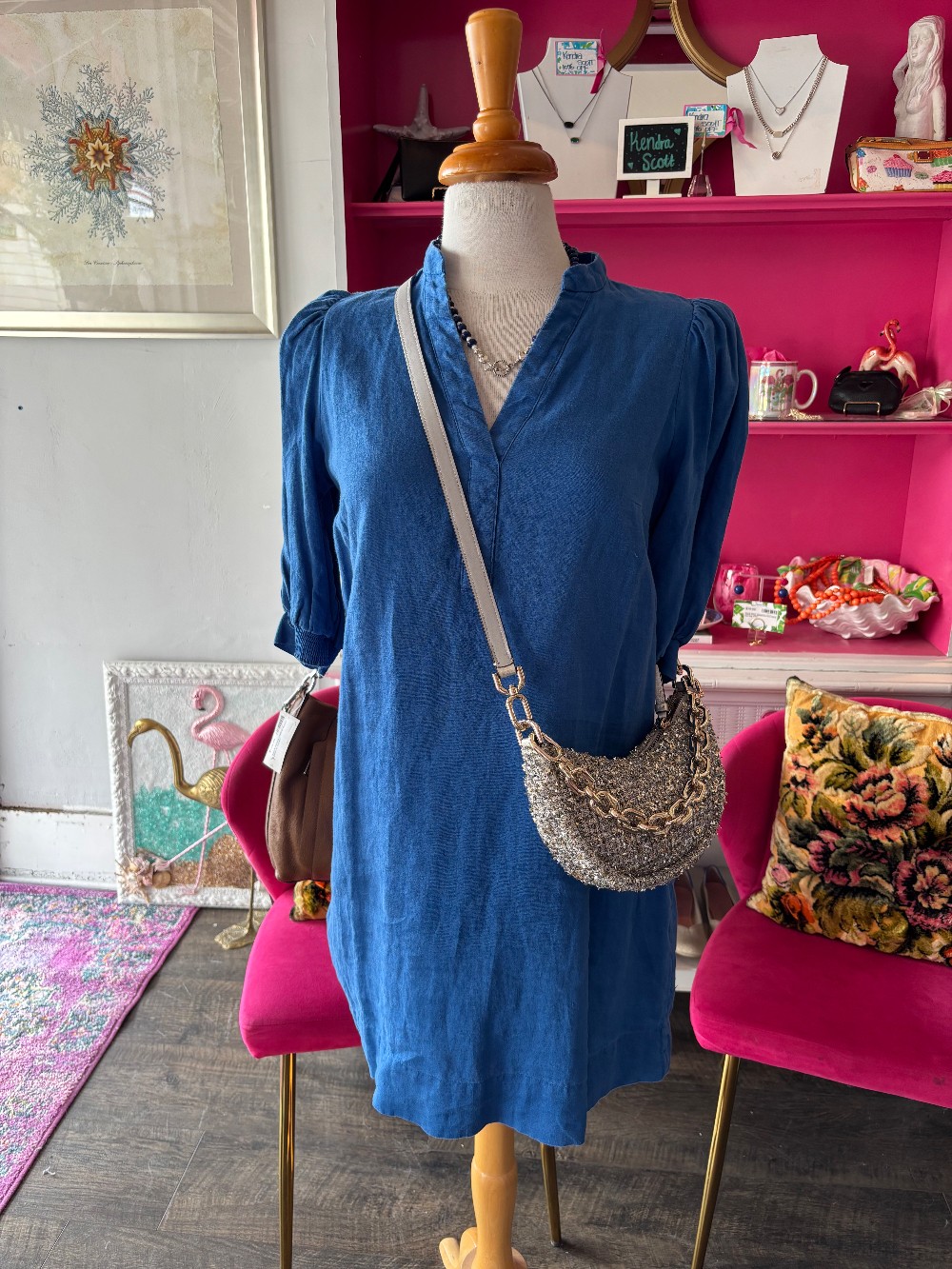 Kate Spade Smile Small Metallic Tweed Crossbody