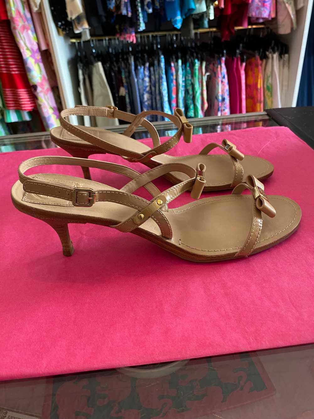 Tory Burch kitten heels size 11