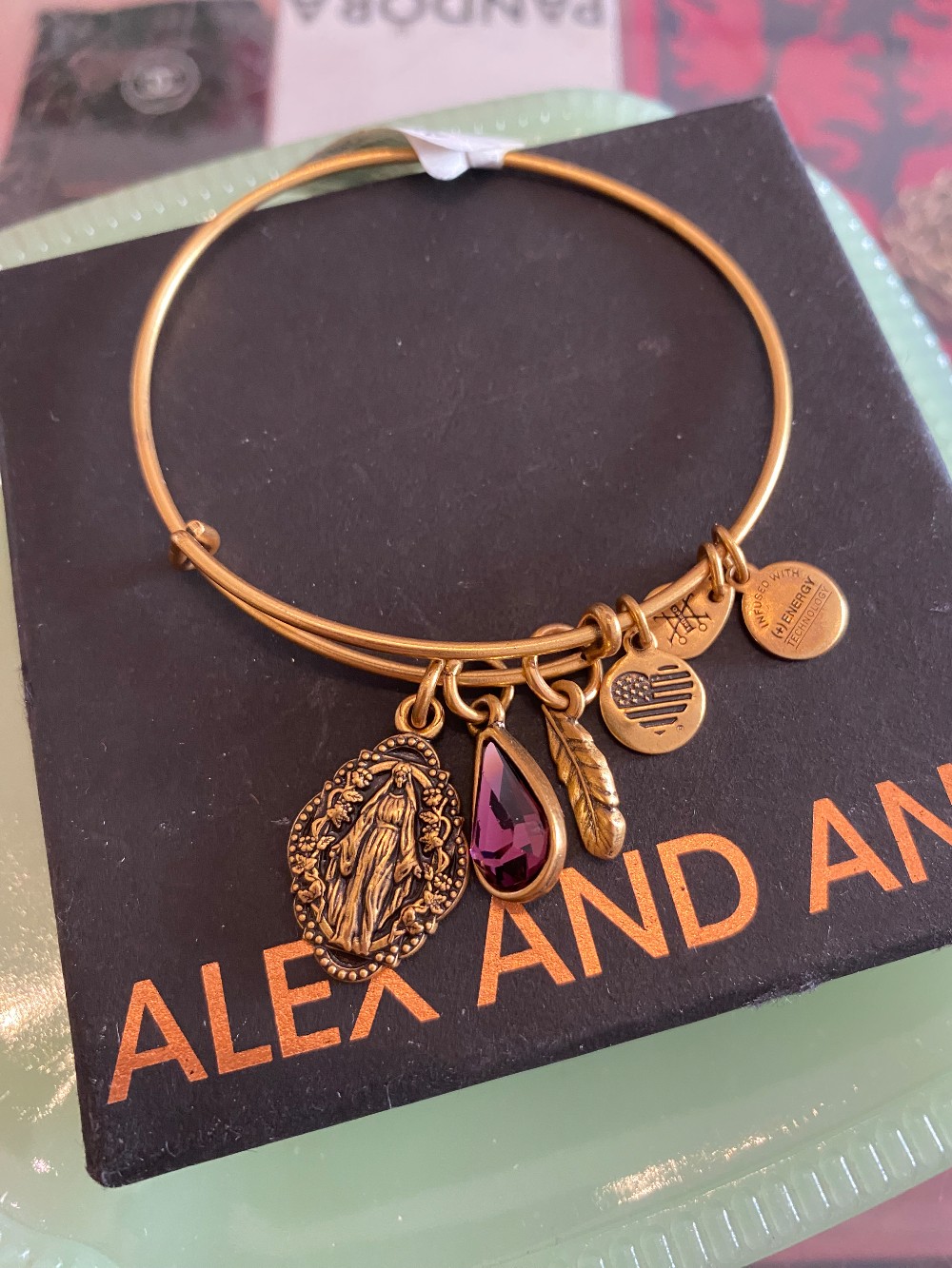 Alex and Ani limited edition Virgin Mary bangle