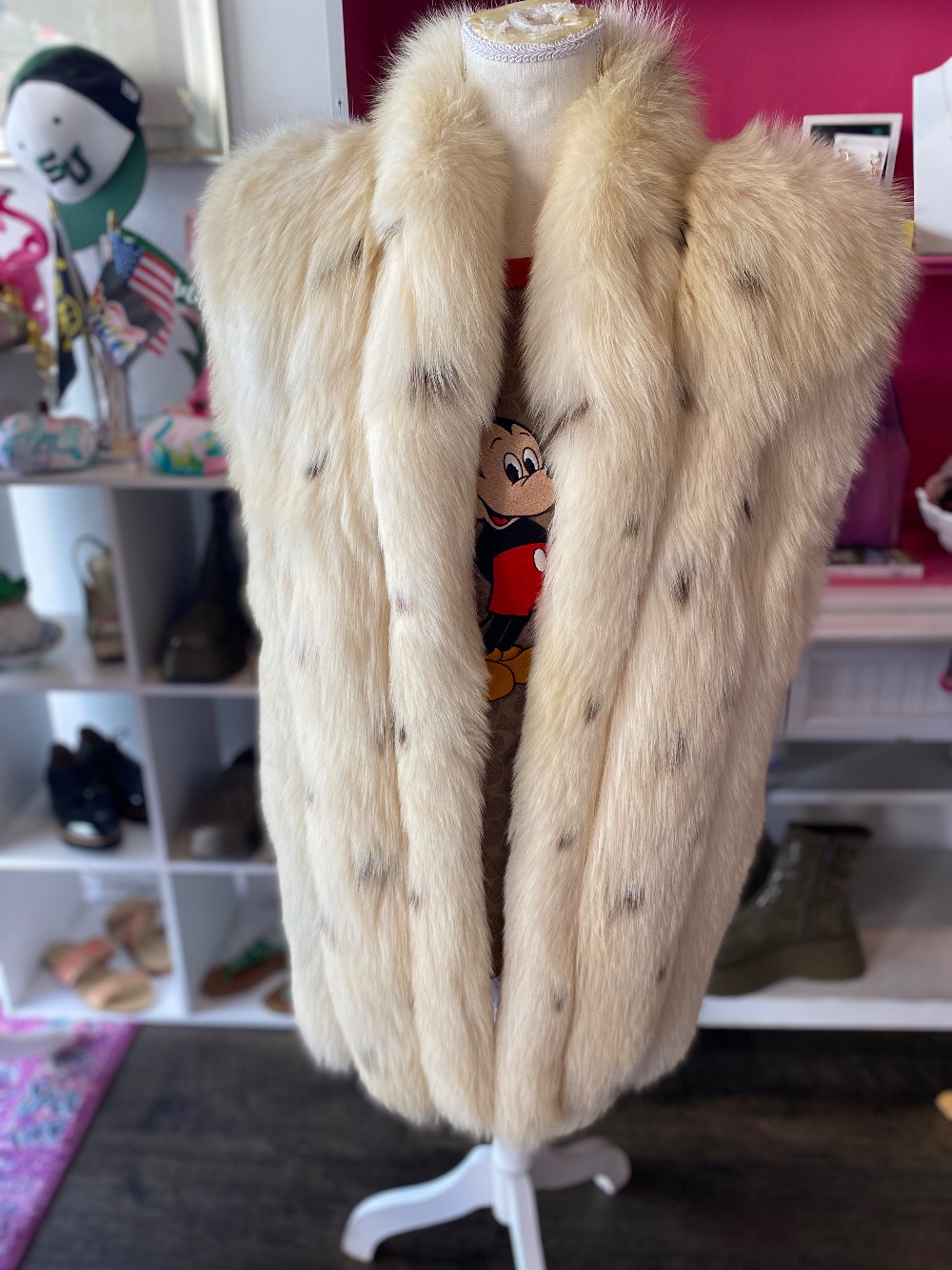 Neiman Marcus Fox Vest size L