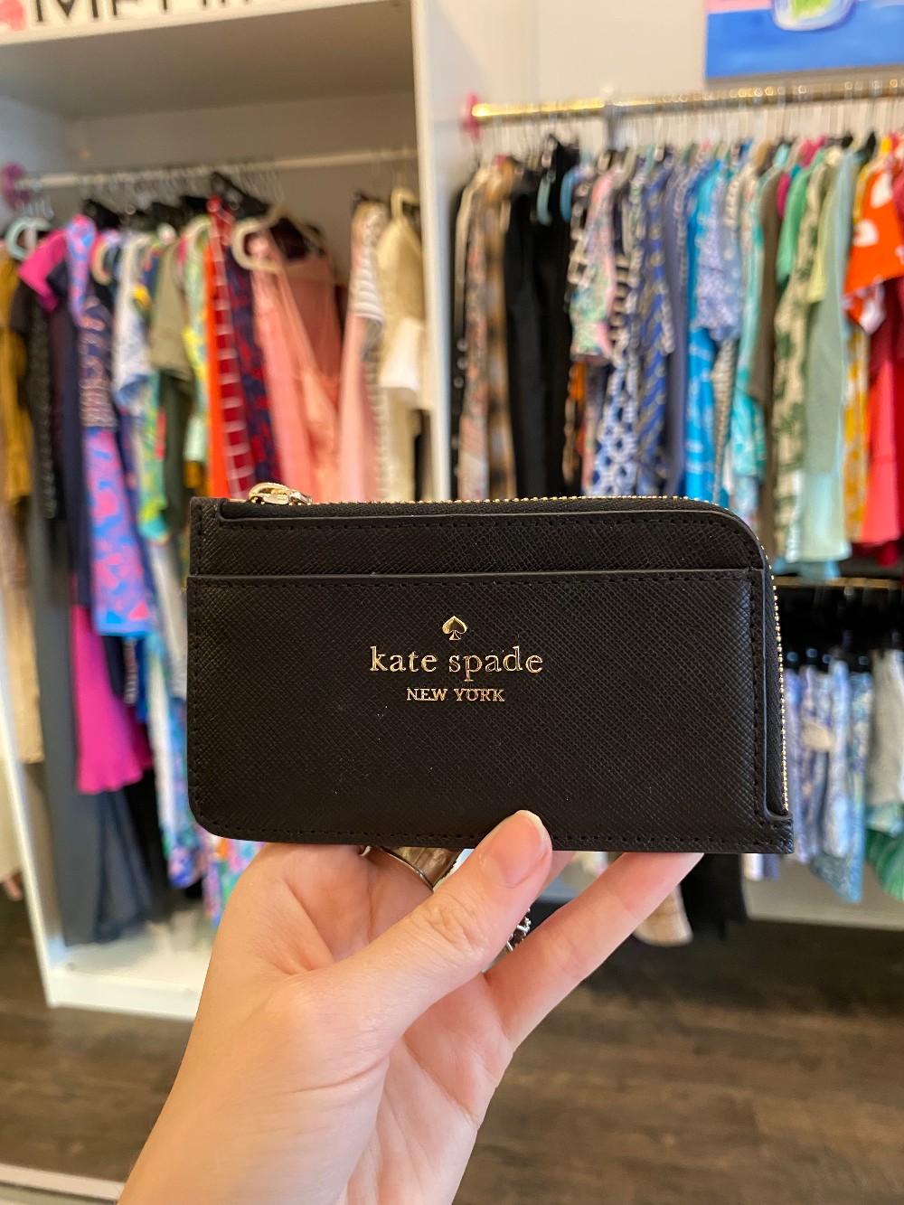 Kate Spade Madison Saffiano slim cardholder