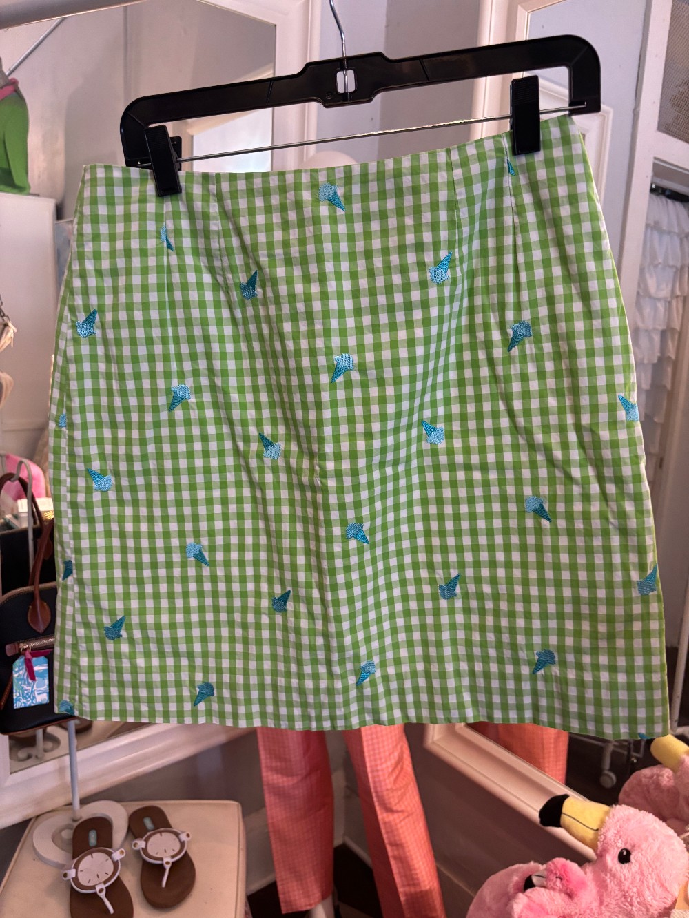 Lilly Pulitzer white label skort size 8