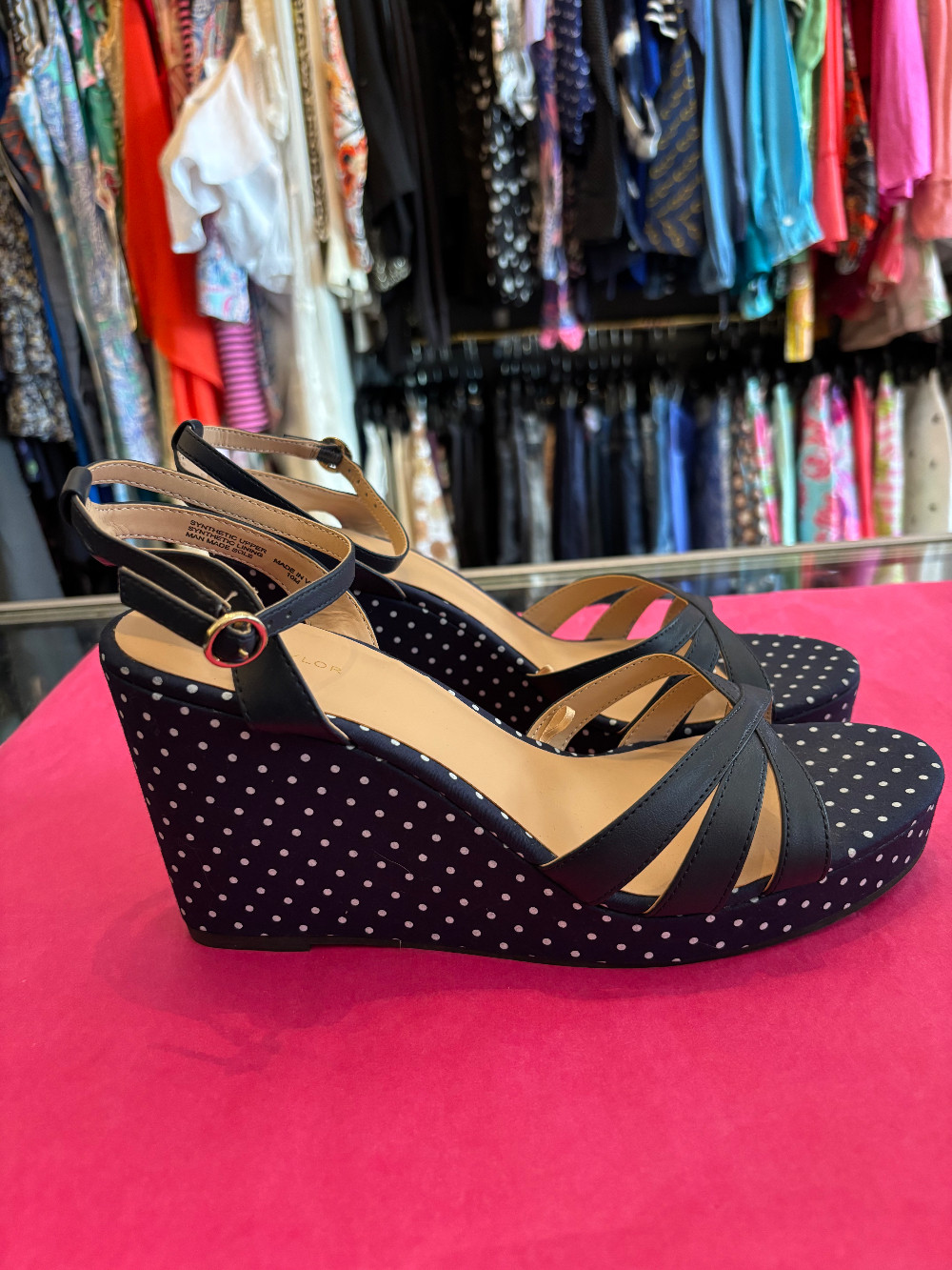 Ann Taylor Factory Wedge Heels size 10
