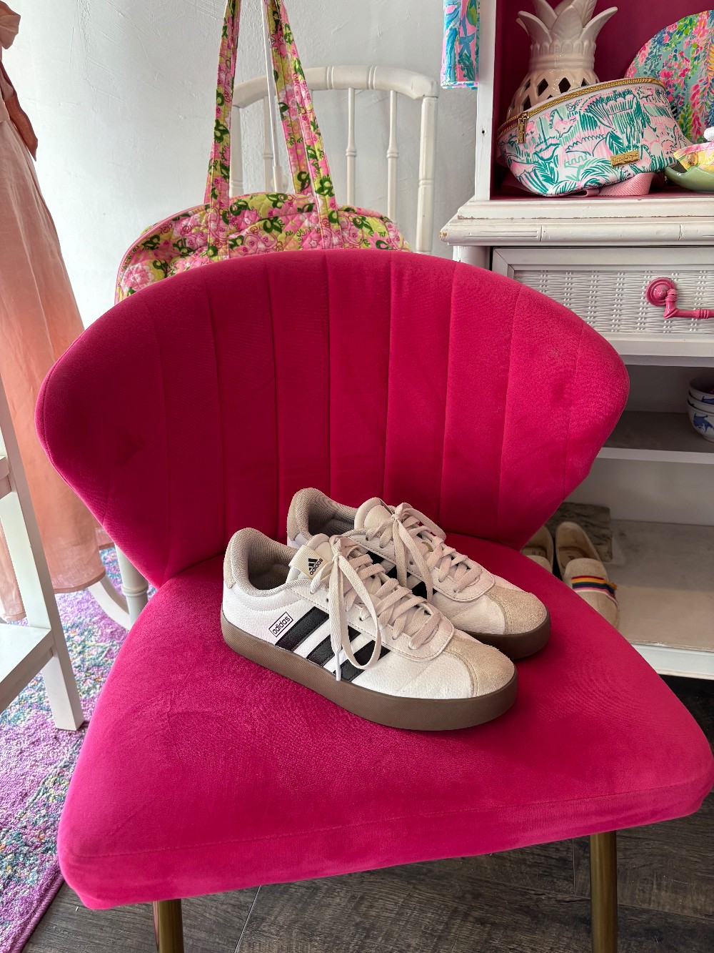 Adidas court sneakers size 8