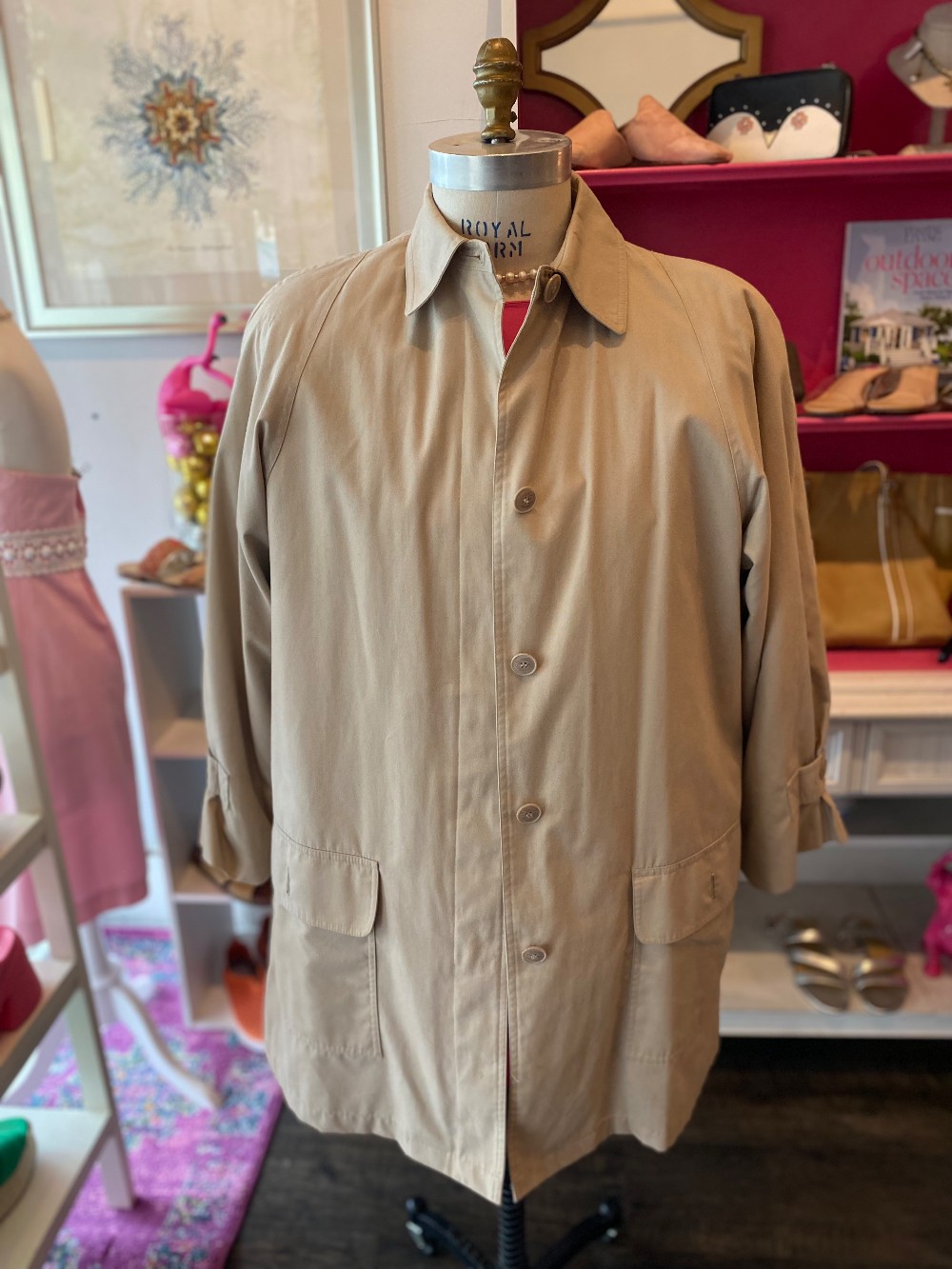London Fog Limited Edition Car Coat size 14 Regular