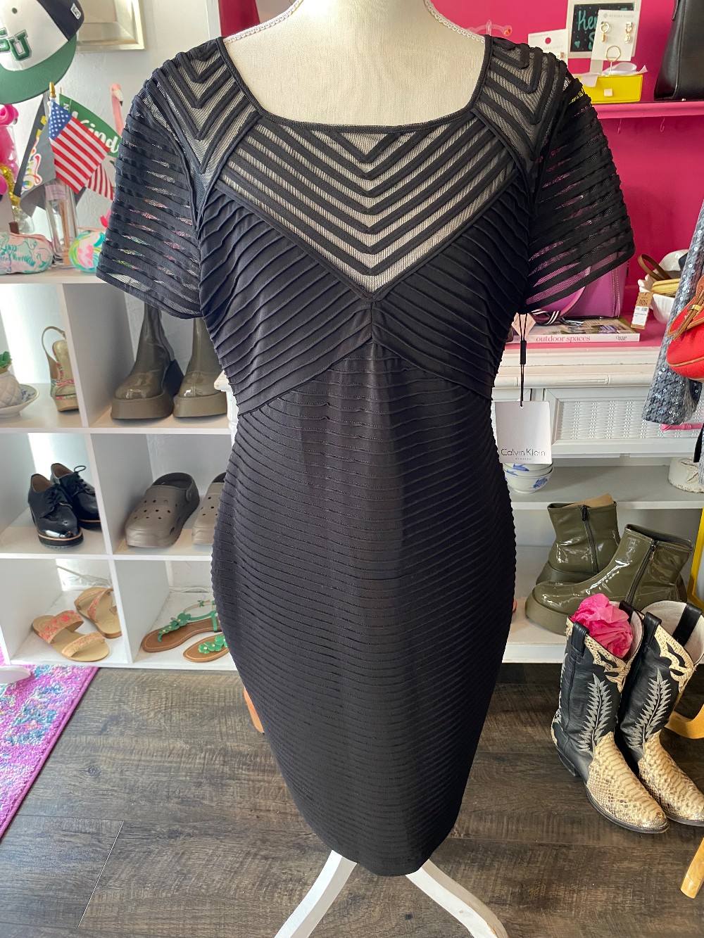 Calvin Klein black dress size 12 NWT