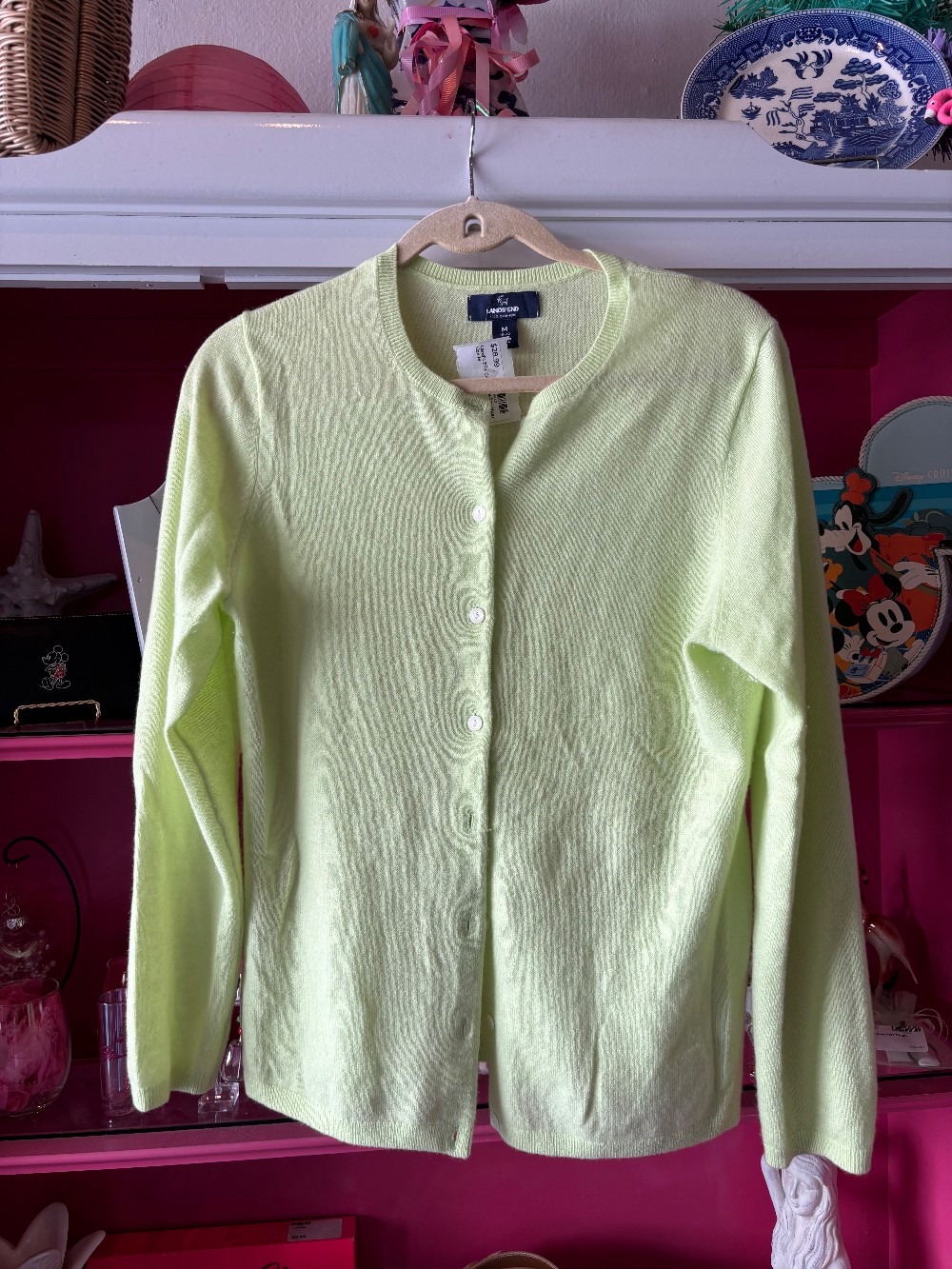Land's End Cashmere Cardigan size M