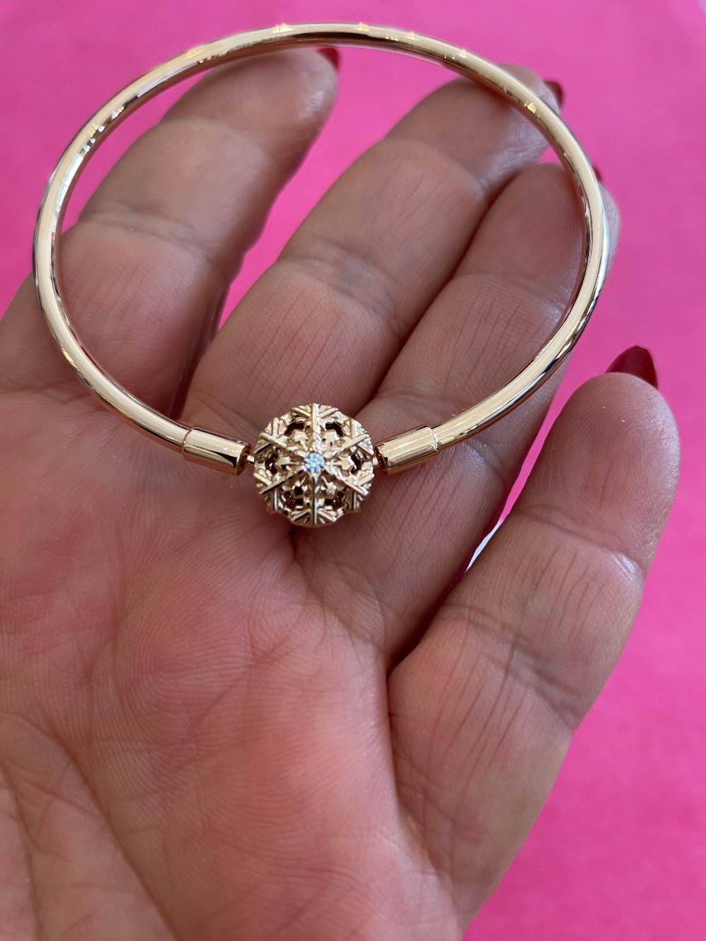Pandora Rose Gold Snowflake New in the box