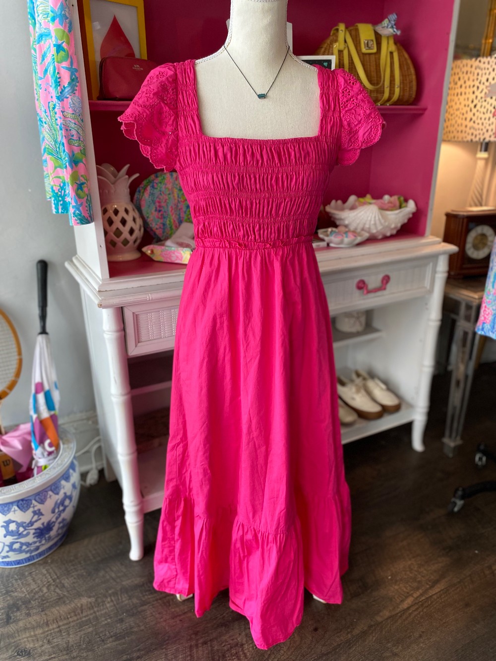 Jason Wu pink midi dress size S