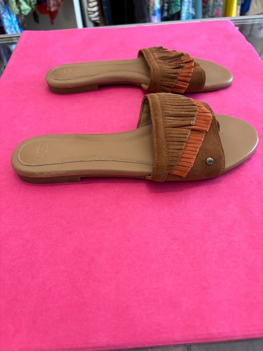 UGG slip on sandals size 8