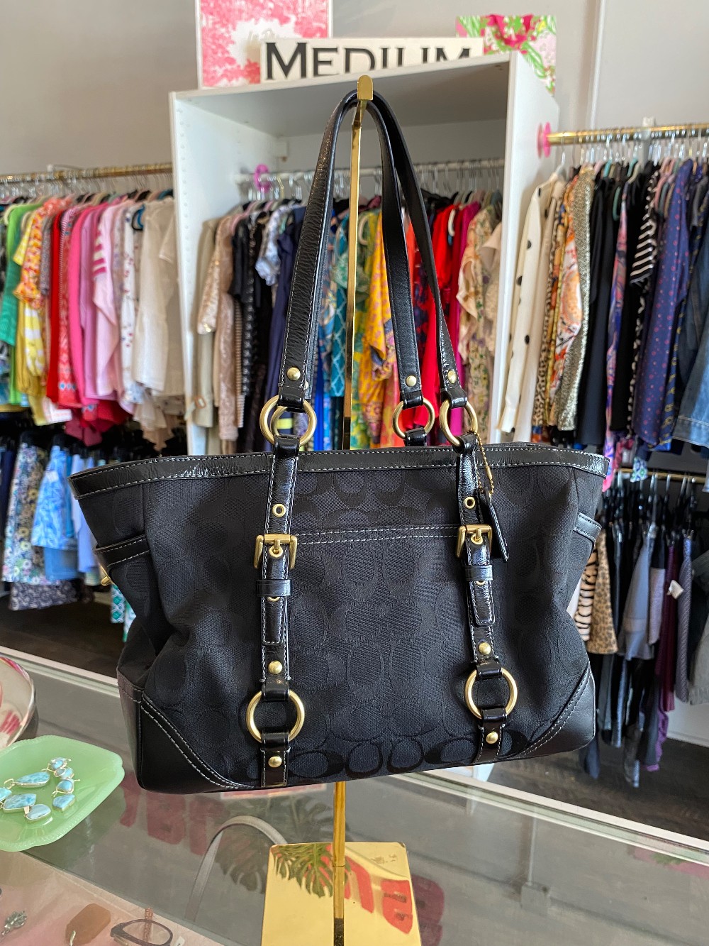 Coach Y2K signature gallery tote