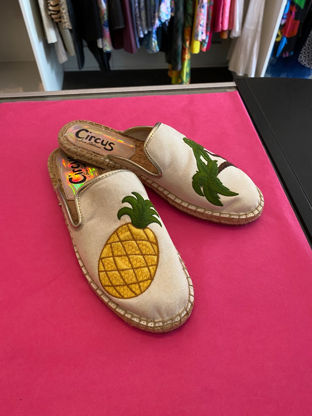 Circus by Sam Edelman espadrille slides size 8.5