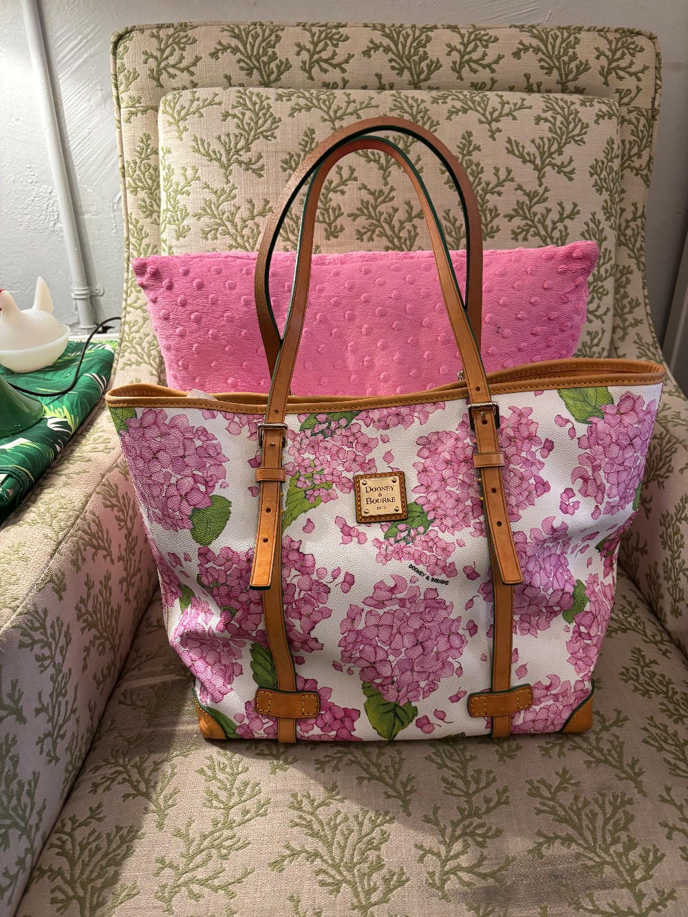 Dooney & Bourke Hydrangea Print Tote