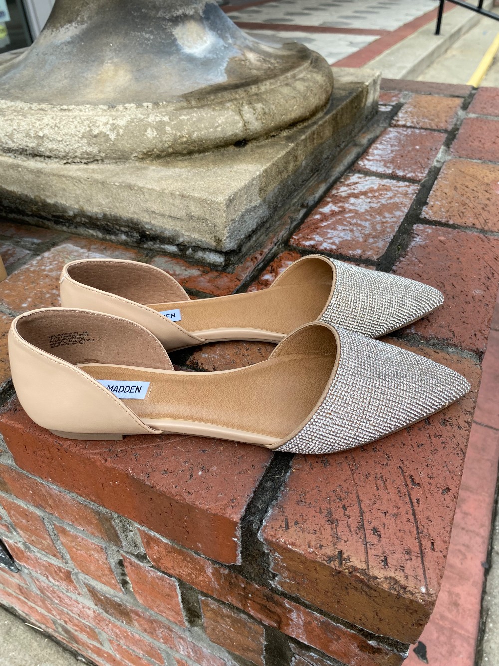 Steve Madden rhinestone flats size 11