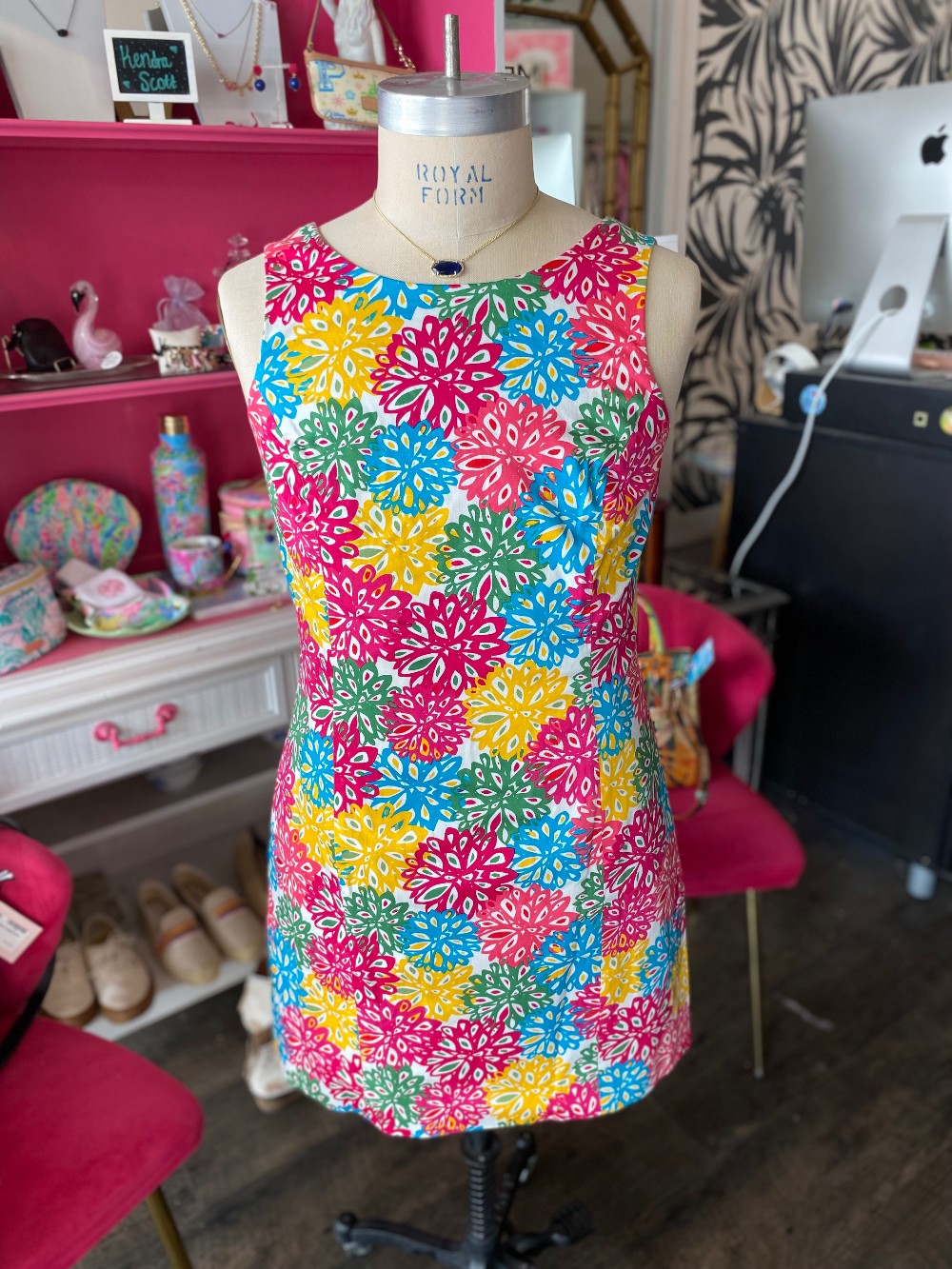 Cappagallo floral dress size 12 NWT