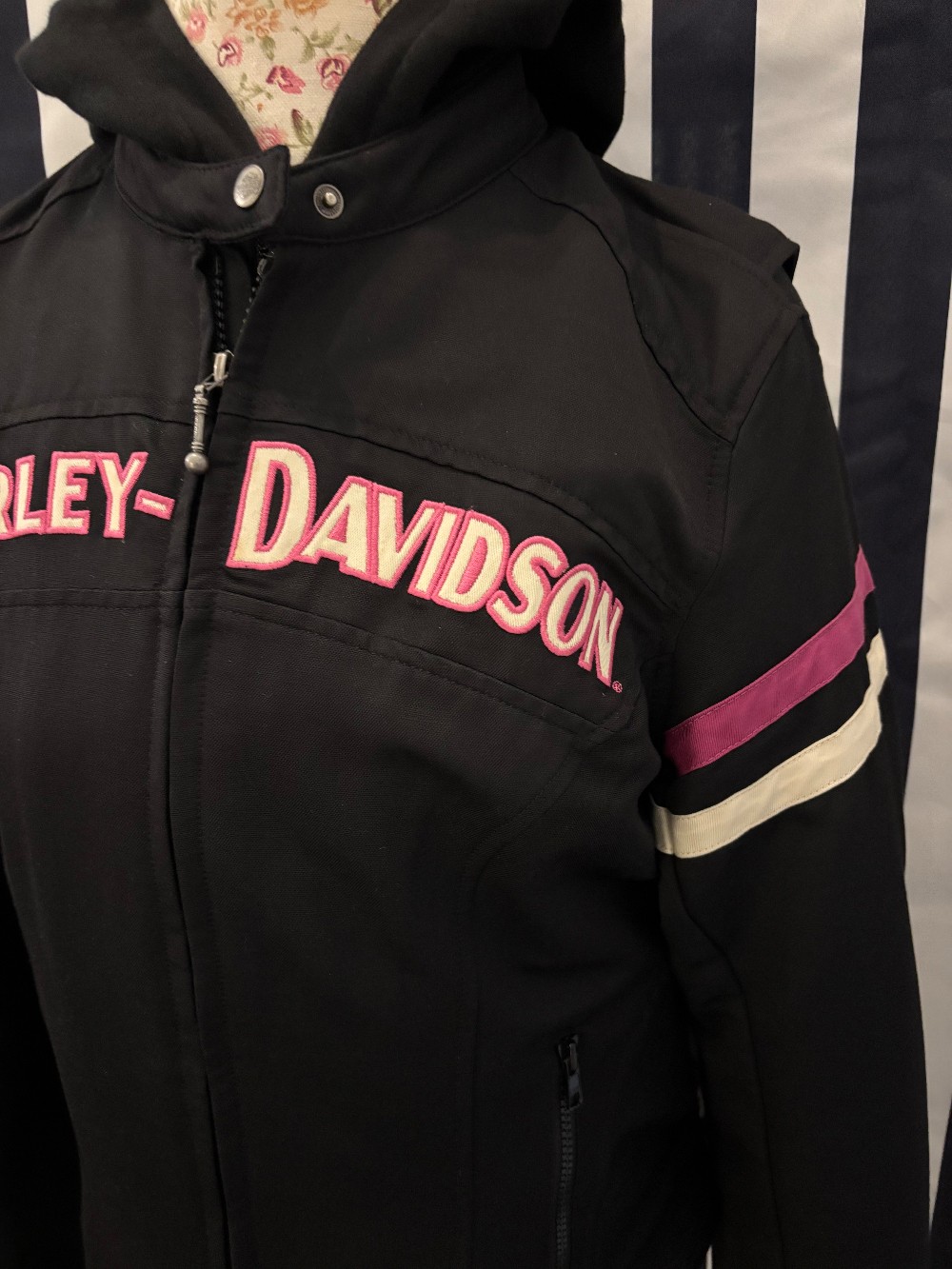 Harley Davidson soft Jacket with detachable vest and hoodie size M
