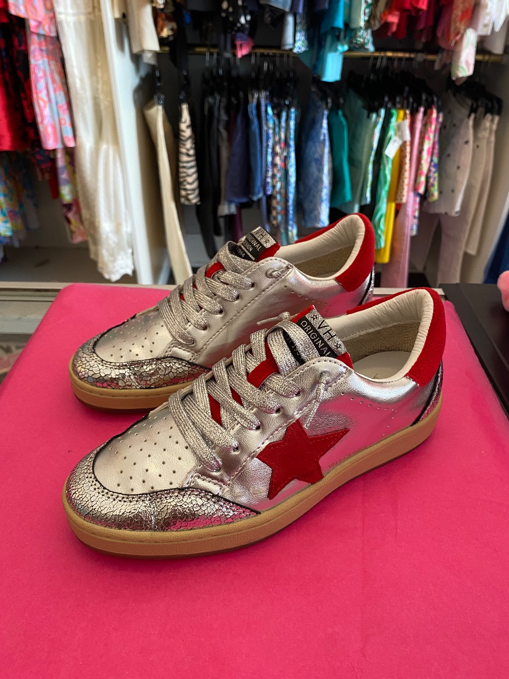 Vintage Havana Denisse metallic sneakers size 8.5