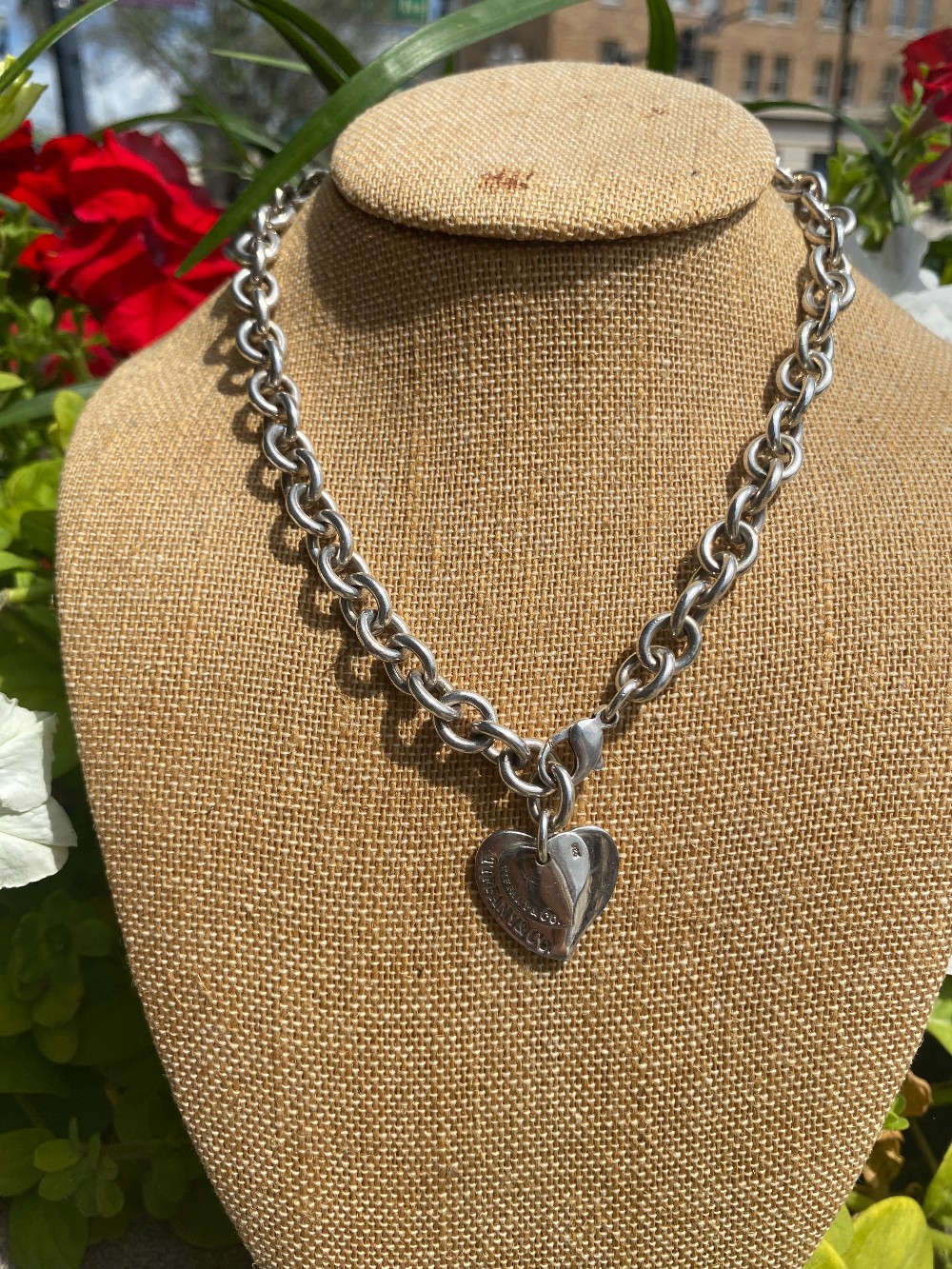 Tiffany & Co. Double Heart Necklace