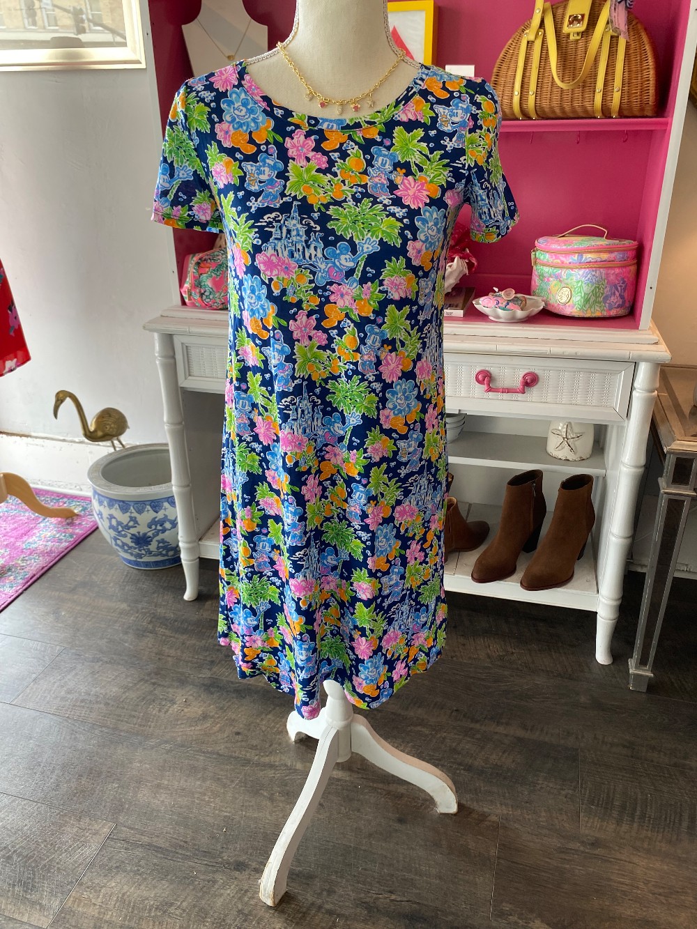 Lilly Pulitzer x Disney tshirt dress size XXS