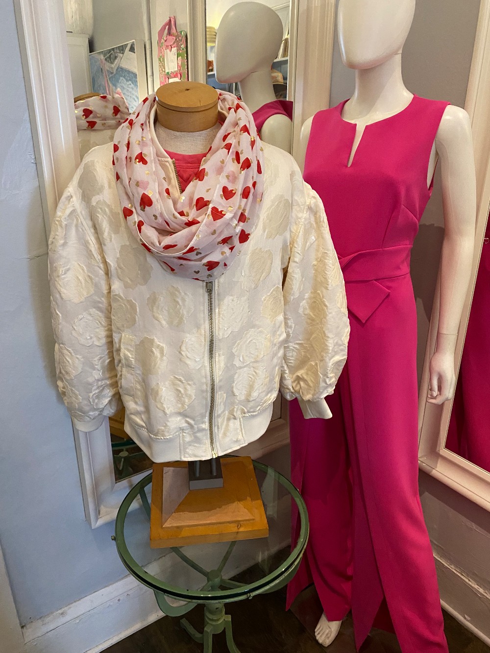 Heart infinity scarf