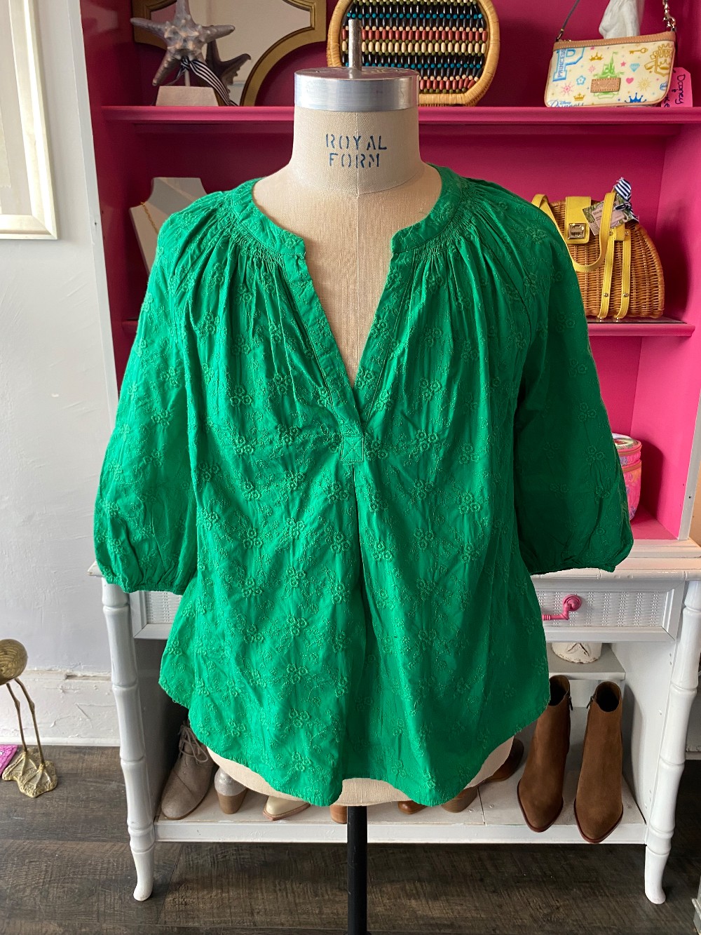 Crown & Ivy size 1X green top