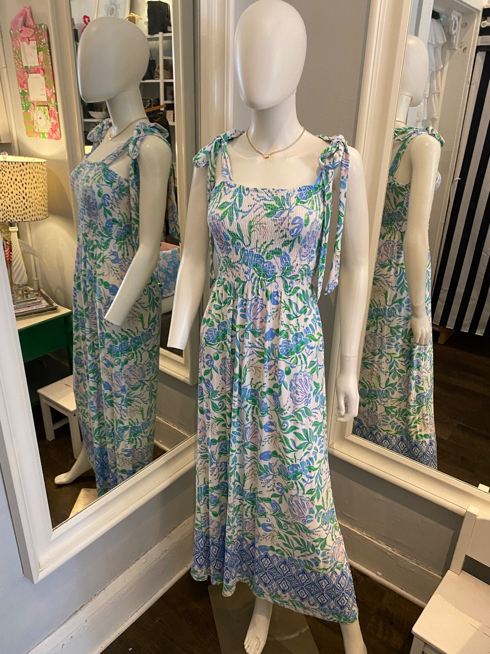 Lilly Pulitzer halter maxi dress size M
