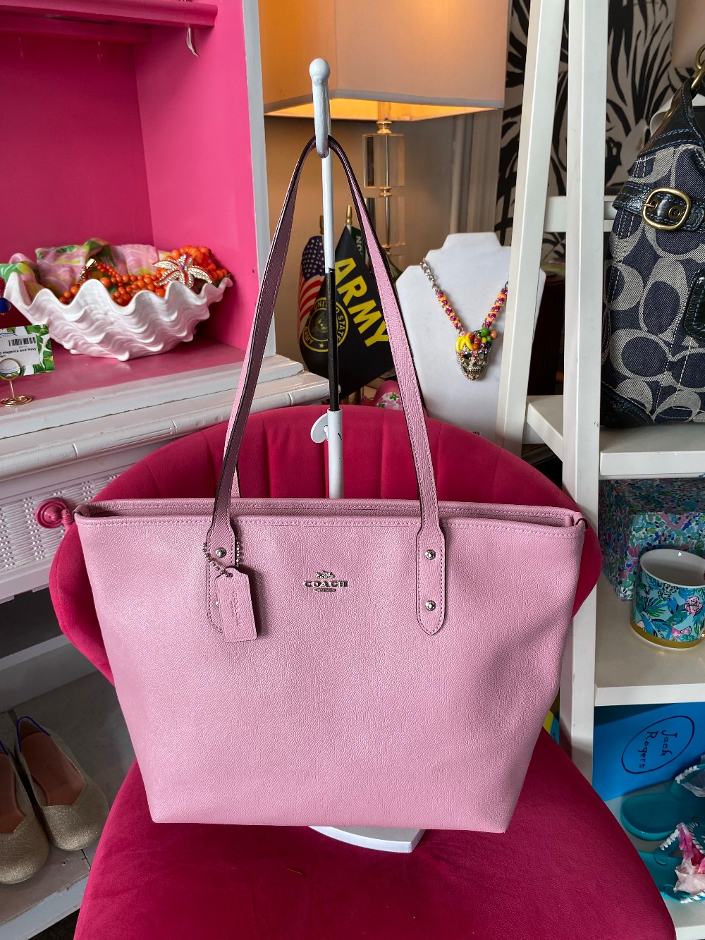 Coach City Zip Tote - Soft Pink